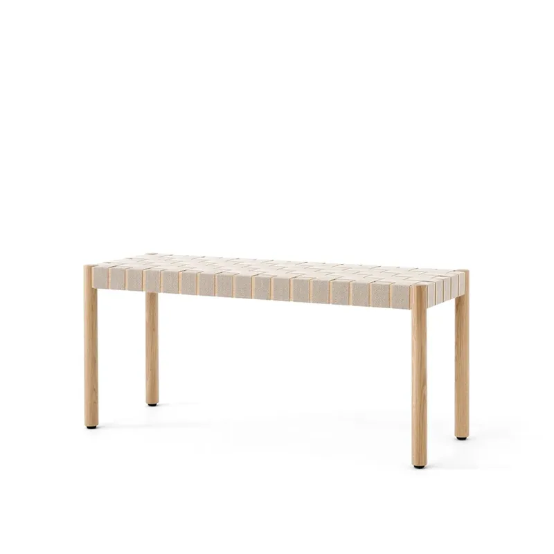 Betty TK4 Bank Oak, Leinenbandsitz natürlich geflochten de &Tradition – photo du produit