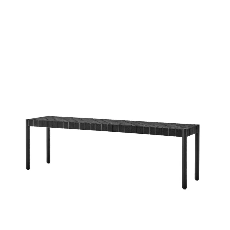 Betty TK5 Bank Black, Leinenbandsitz schwarz geflochten de &Tradition – photo du produit