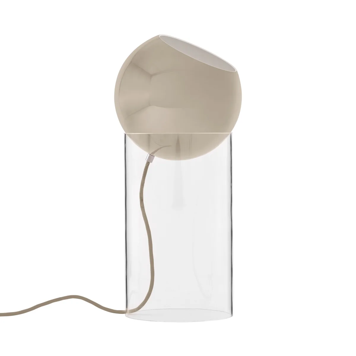 Bodenleuchte Topan - Beige - Polyacryl - Designer Verner Panton van &Tradition – productfoto
