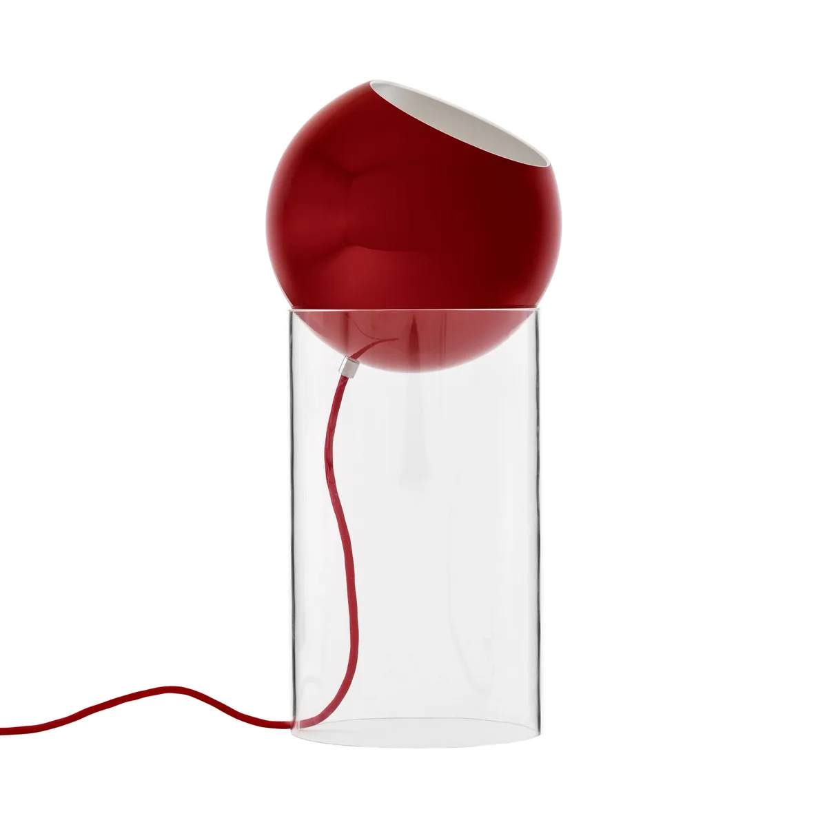 Bodenleuchte Topan - Rot - Polyacryl - Designer Verner Panton van &Tradition – productfoto