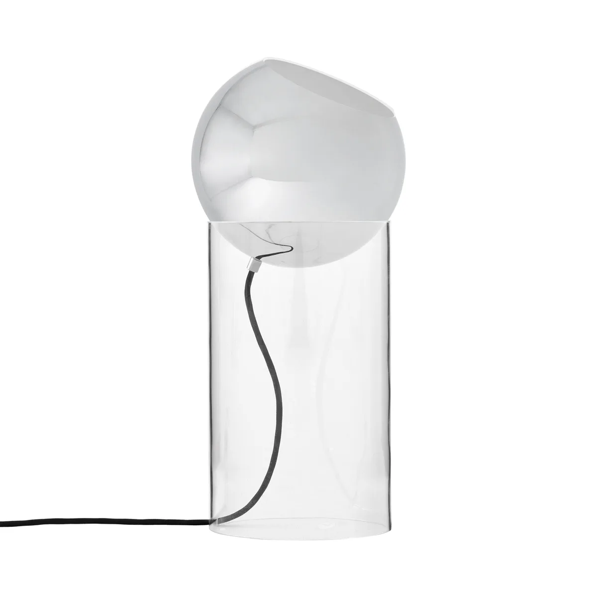 Bodenleuchte Topan - Silber - Verchromtes Aluminium - Designer Verner Panton van &Tradition – productfoto