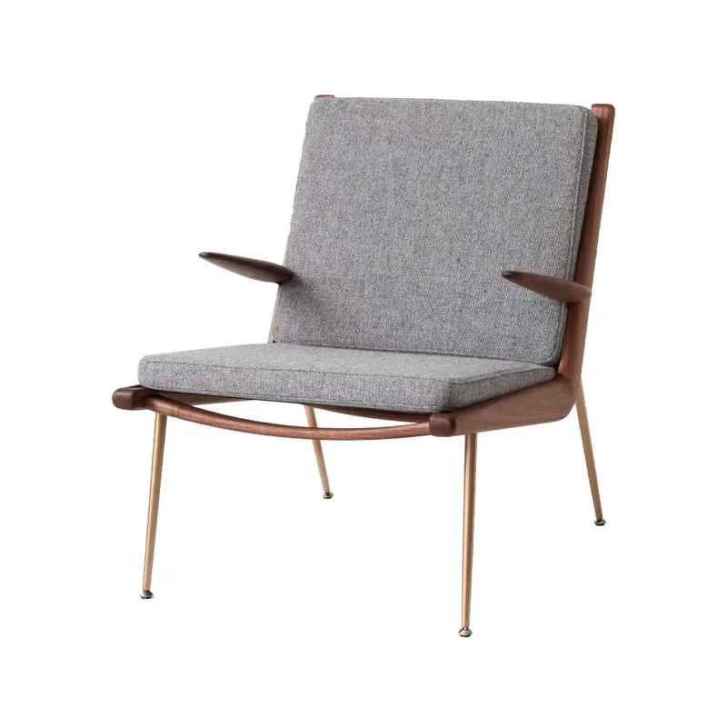 Boomerang HM2 Sessel Hallingdal 130 grau, Walnuss geölt från &Tradition – produktbild