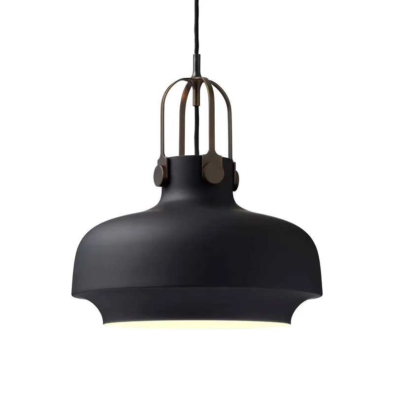 Copenhagen Pendelleuchte SC7 Matt black (schwarz) by &Tradition – product photo