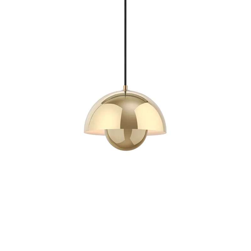 Flowerpot VP1 hanglamp messing - &Tradition - Woonkamer - Designer - Metaal - 1 lamp von &Tradition – Produktfoto