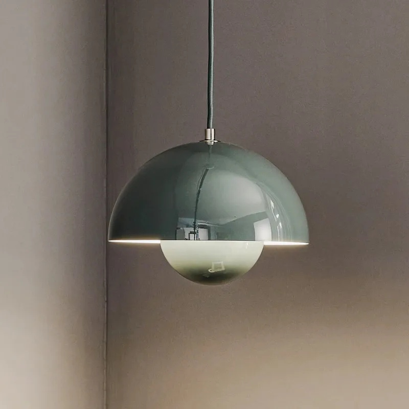 Flowerpot VP1 hanglamp steenblauw - &Tradition - Woonkamer - Designer - Metaal - 1 lamp från &Tradition – produktbild