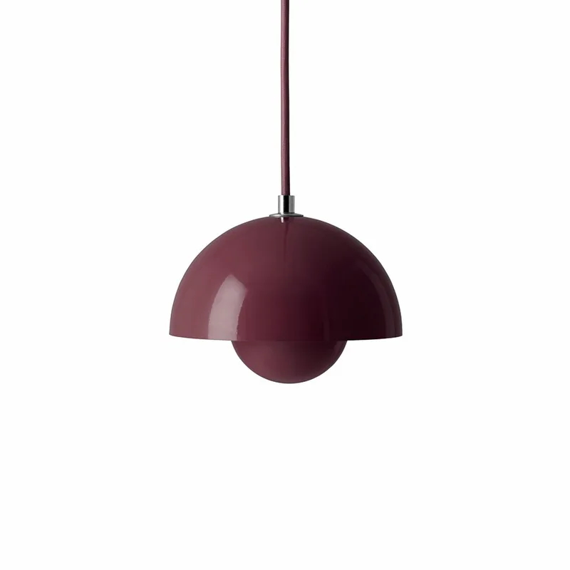 Flowerpot VP10 hanglamp, Ø 16 cm, paars - &TRADITION - Woonkamer - Designer - Metaal - Met lampenkap von &Tradition – Produktfoto