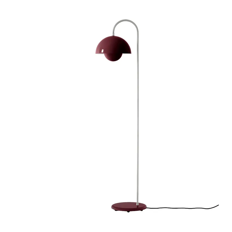 Flowerpot VP12 Stehlampe Dunkelpflaume by &Tradition – product photo