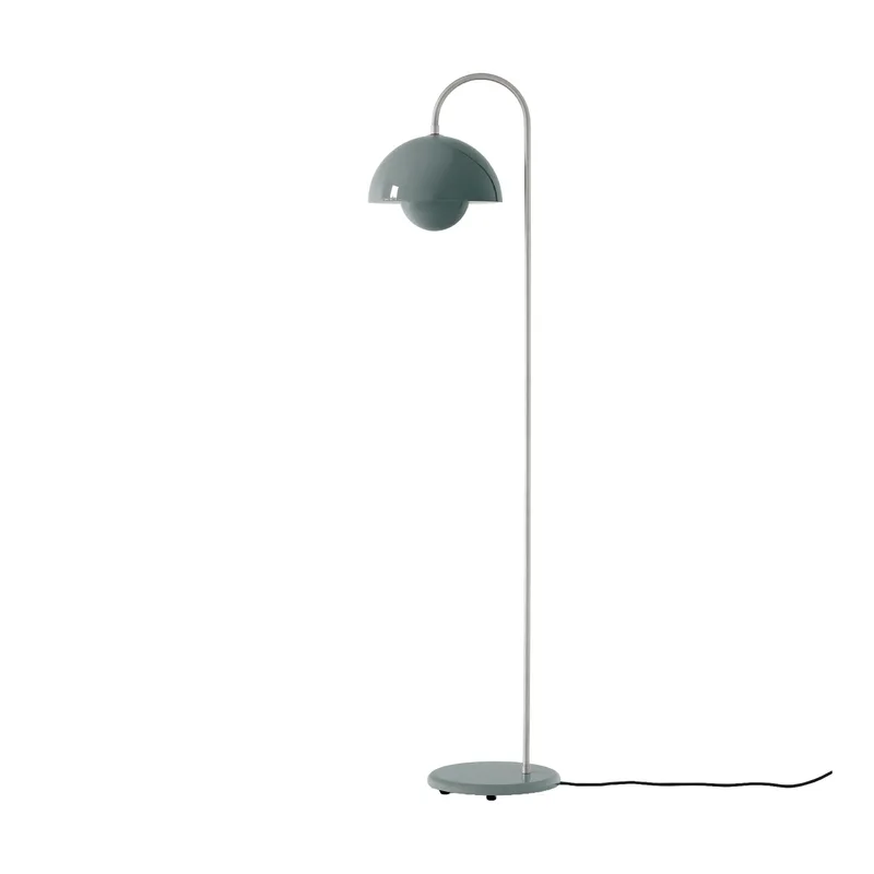 Flowerpot VP12 Stehlampe Stone blue by &Tradition – product photo