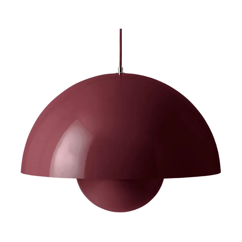 Flowerpot VP2 Big Pendelleuchte Dunkelpflaume van &Tradition – productfoto