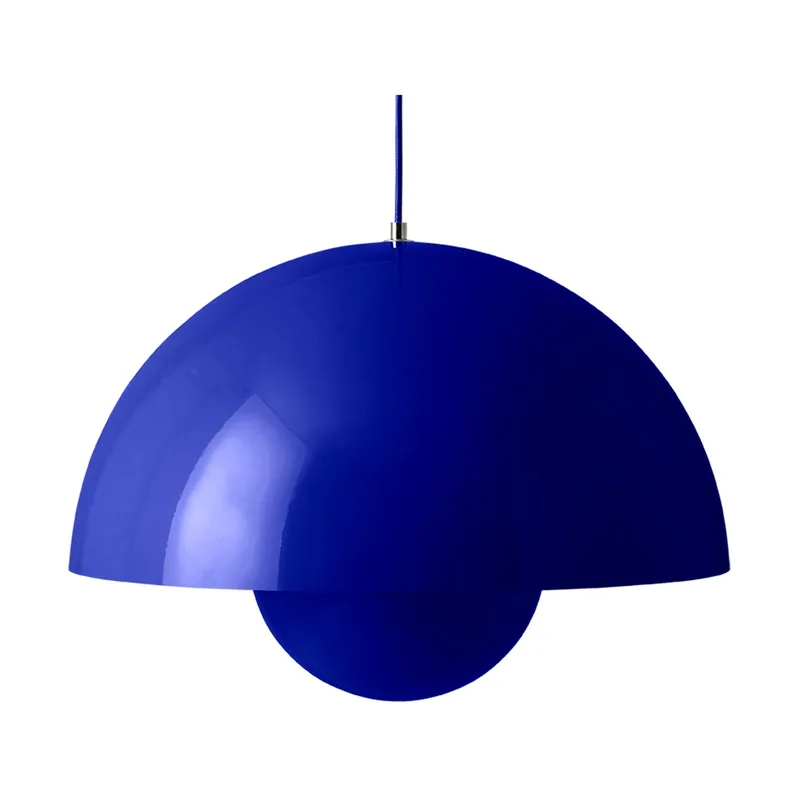Flowerpot VP2 Big Pendelleuchte Kobaltblau by &Tradition – product photo