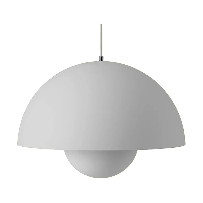 Flowerpot VP2 Big Pendelleuchte matt hellgrau by &Tradition – product photo
