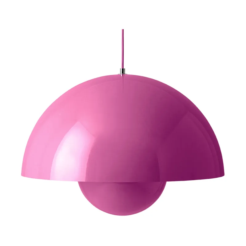 Flowerpot VP2 Big Pendelleuchte Säuerliches Pink von &Tradition – Produktfoto