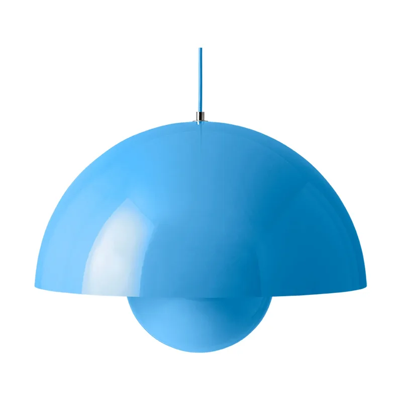 Flowerpot VP2 Big Pendelleuchte Swim Blue van &Tradition – productfoto
