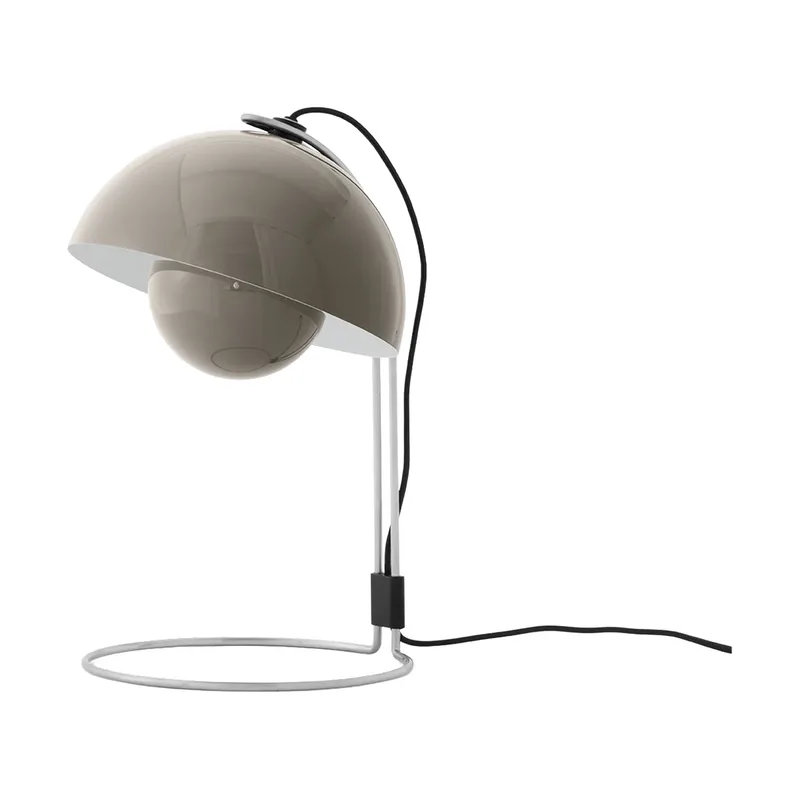 FlowerPot VP4 Tischleuchte Grau-Beige van &Tradition – productfoto