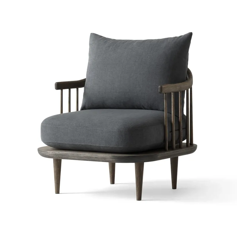Fly Chair SC10 Geräucherte Eiche, dunkelgrau fra &Tradition – produktbillede