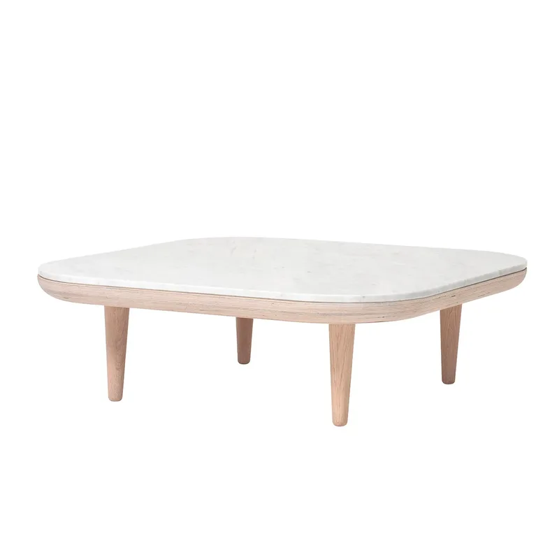 Fly Tisch SC4 Eiche hell geölt + weißer Marmor von &Tradition – Produktfoto