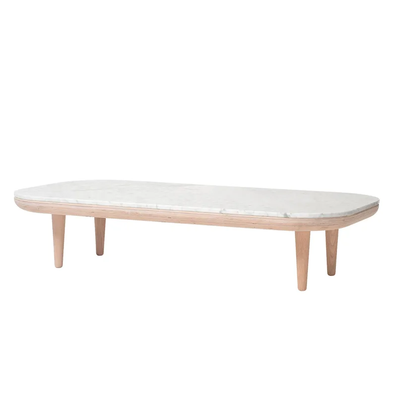 Fly Tisch SC5 Helle eiche geölt + weißer marmor by &Tradition – product photo