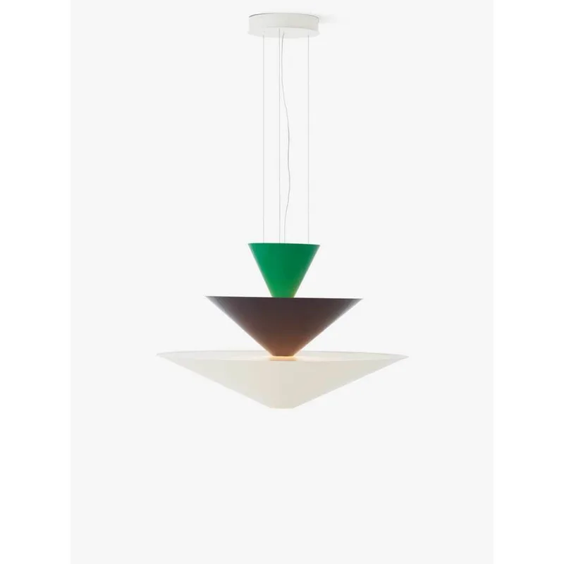 Gio LN15 hanglamp Ø 92 cm groen/blauw/wit - &Tradition - Woonkamer - Modern - Metaal - Meerdere lampen by &Tradition – product photo