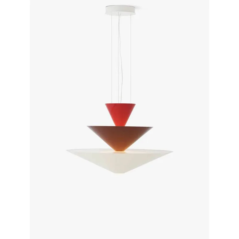 Gio LN15 hanglamp Ø 92 cm rood/bordeauxrood/wit - &Tradition - Woonkamer - Modern - Metaal - Meerdere lampen von &Tradition – Produktfoto