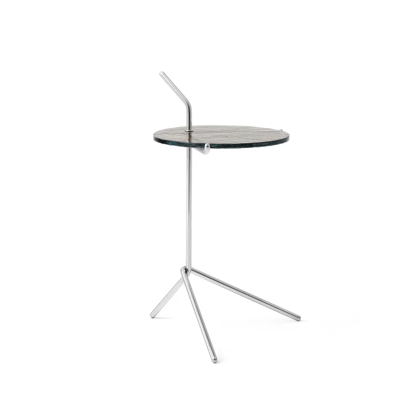 Halten SH9 Beistelltisch Smoked glass-stainless steel by &Tradition – product photo