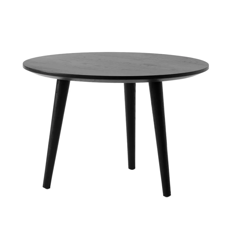 In Between Couchtisch SK14 Ø60cm Black lacquered oak från &Tradition – produktbild