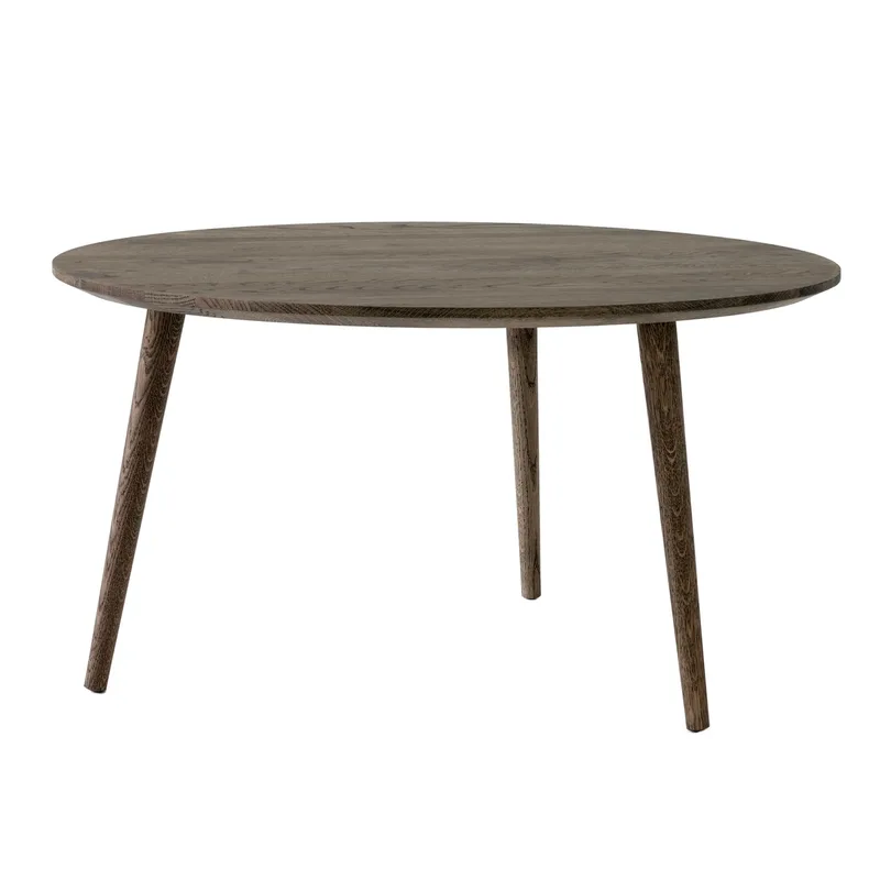 In Between Couchtisch SK15 Ø90cm Smoked oiled oak von &Tradition – Produktfoto