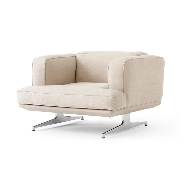 Inland AV21 Sessel Clay 0011-polished Aluminium von &Tradition – Produktfoto