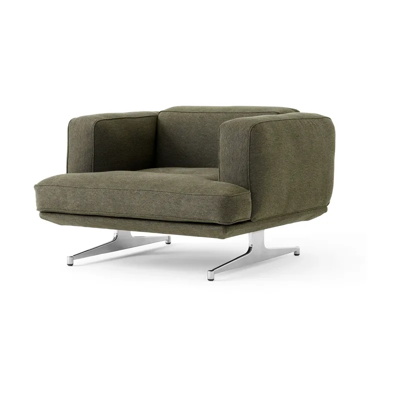 Inland AV21 Sessel Clay 0014-polished Aluminium by &Tradition – product photo