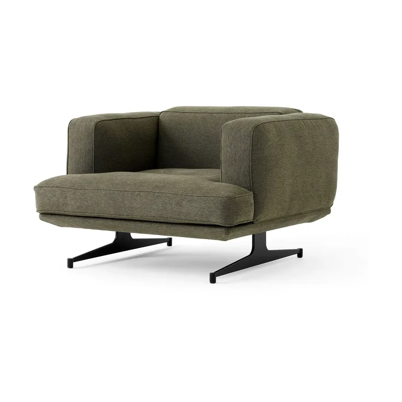 Inland AV21 Sessel Clay 0014-warm black by &Tradition – product photo