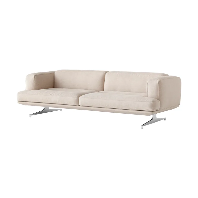 Inland AV23 3-Sitzer Sofa Clay 0011-polished Aluminium by &Tradition – product photo