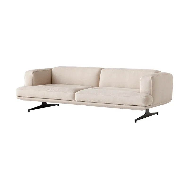 Inland AV23 3-Sitzer Sofa Clay 0011-warm black by &Tradition – product photo
