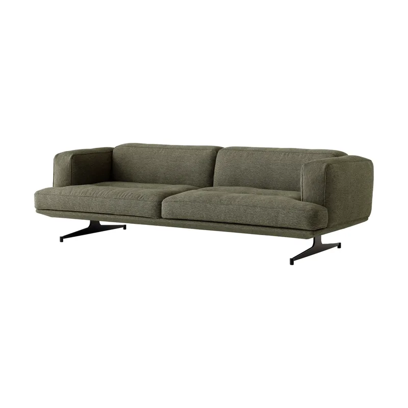 Inland AV23 3-Sitzer Sofa Clay 0014-warm black by &Tradition – product photo