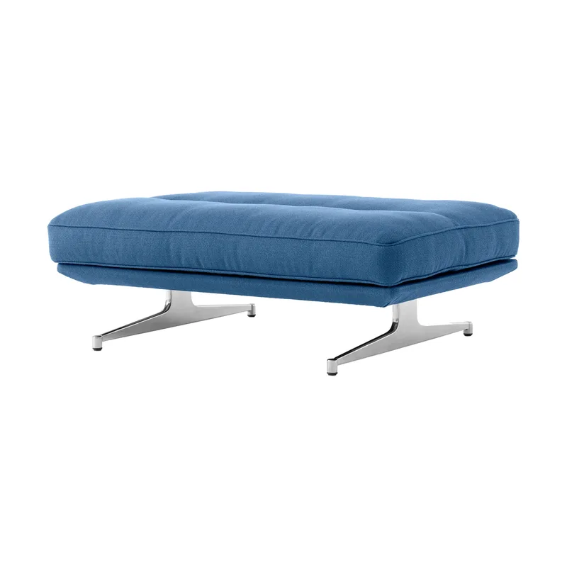 Inland AV32 pouf 78x113cm Vidar 733-polished Aluminium von &Tradition – Produktfoto