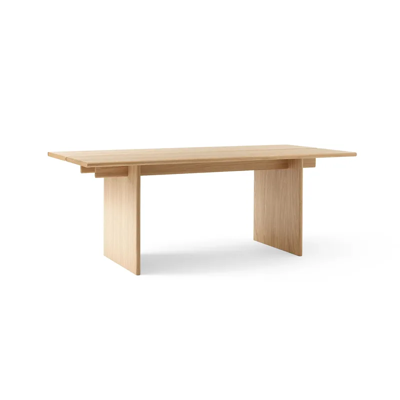 Ita OS1 Esstisch mit Kabelmanagement 95x200 cm Oak by &Tradition – product photo