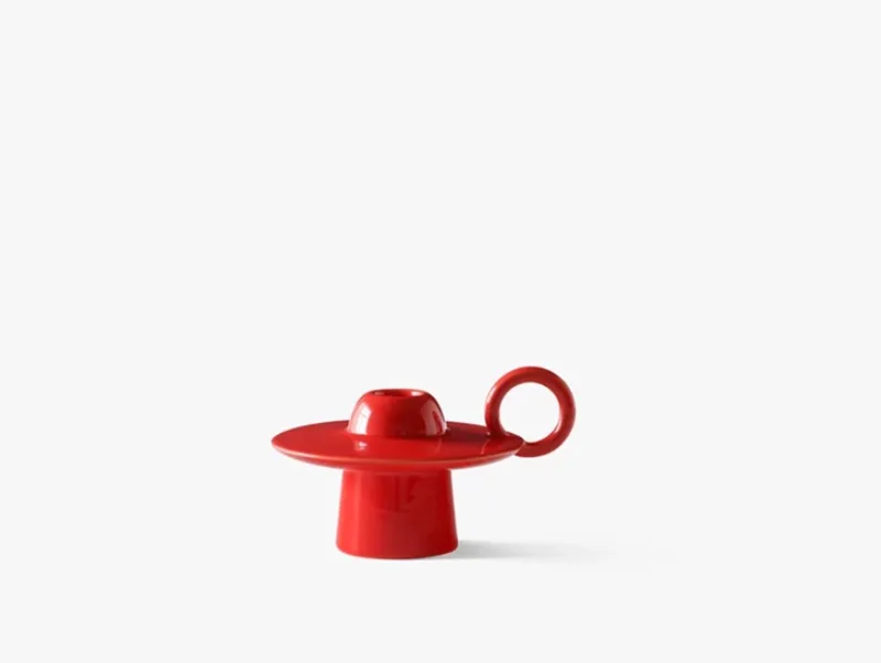 Jaime Hayon Momento JH39 kandelaar poppy red by &Tradition in Rood – product photo