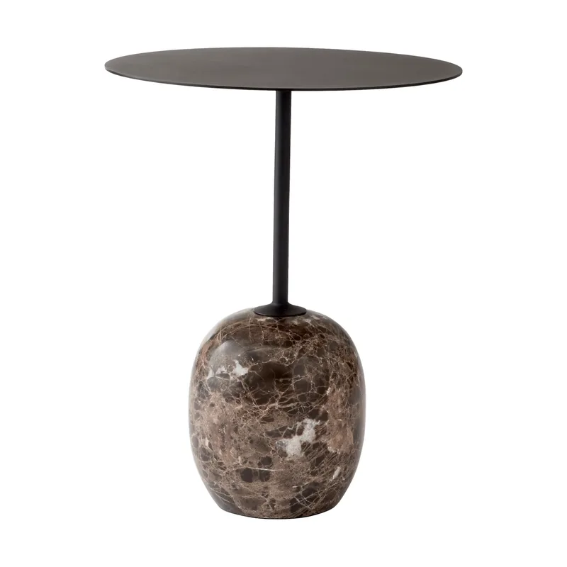 Lato Tisch LN8 Warm black-Emparador marble von &Tradition – Produktfoto