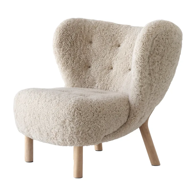 Little Petra VB1 Sessel Eiche weiß geölt-Moonlight by &Tradition – product photo