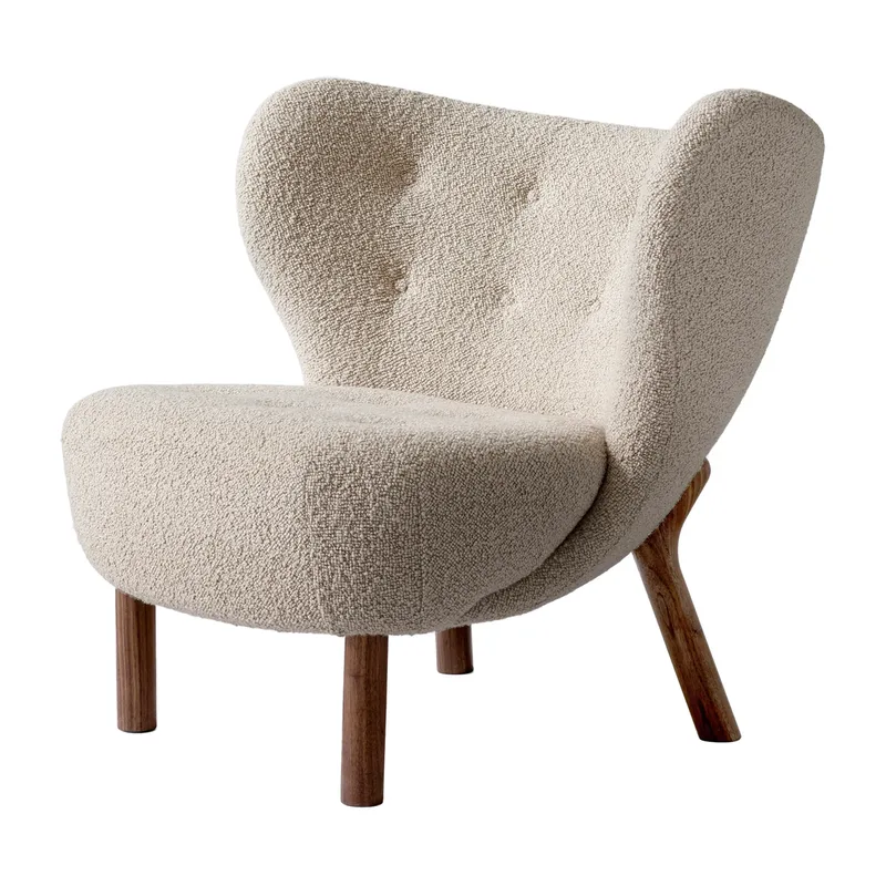 Little Petra VB1 Sessel Walnuss geölt-Karakorum 003 von &Tradition – Produktfoto