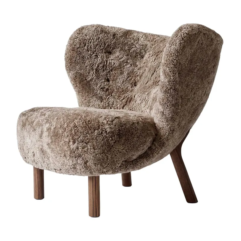 Little Petra VB1 Sessel Walnuss geölt-Sahara von &Tradition – Produktfoto