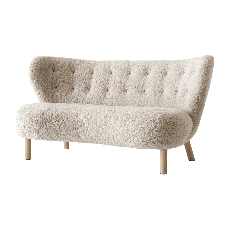 Little Petra VB2 Sofa Eiche weiß geölt-Moonlight von &Tradition – Produktfoto