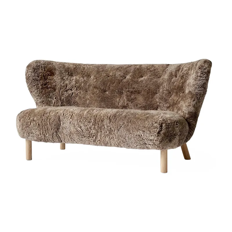 Little Petra VB2 Sofa Eiche weiß geölt- Sahara von &Tradition – Produktfoto