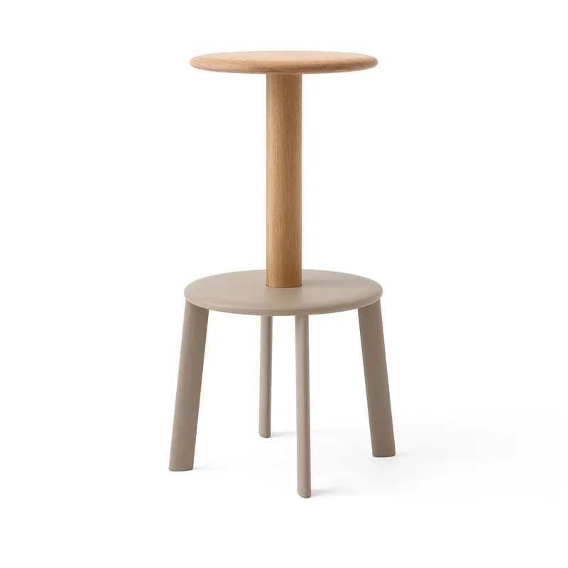 Massif AV40 Barhocker Oak-Grey Beige von &Tradition – Produktfoto