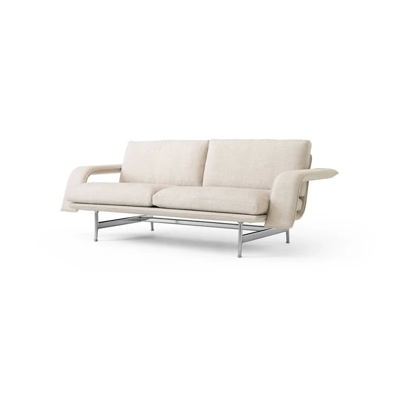 Meantime AV30 2-Sitzer Sofa Pol. aluminium-Ecriture 0210 von &Tradition – Produktfoto