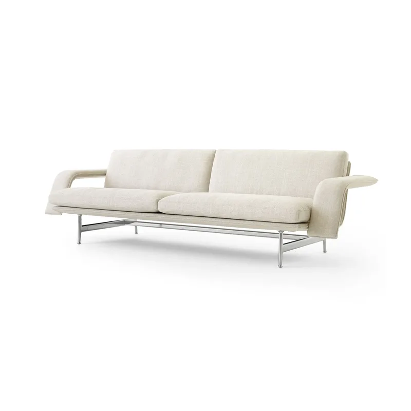 Meantime AV31 3-Sitzer Sofa Pol. aluminium-Ecriture 0210 von &Tradition – Produktfoto