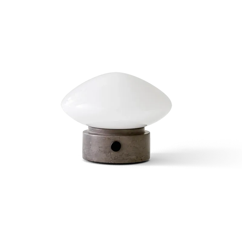 Mist AP21 tragbare Lampe 12 cm Grigio Caldo-opal glass von &Tradition – Produktfoto