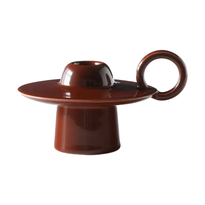 Momento JH39 Kerzenhalter Red Brown by &Tradition – product photo