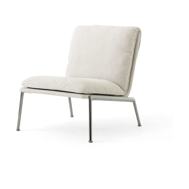 Muno LN18 Lounge-Sessel Dark chrome-Cifrado 0221 by &Tradition – product photo