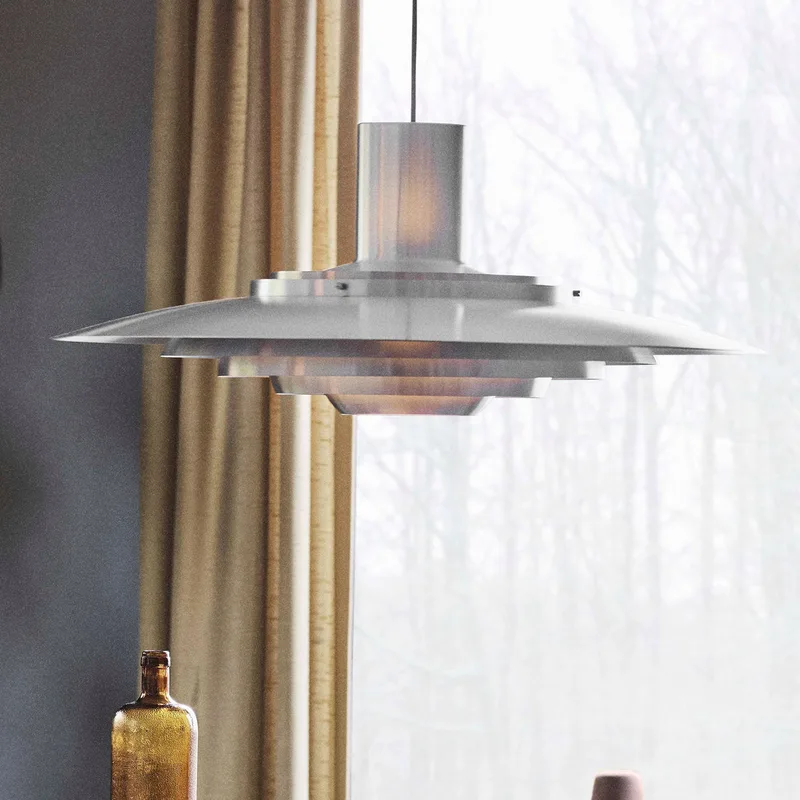 P376 Hanglamp KF2 Mat Wit - &Tradition P376 KF2 - Woonkamer - Designer - Metaal - 1 lamp von &Tradition – Produktfoto