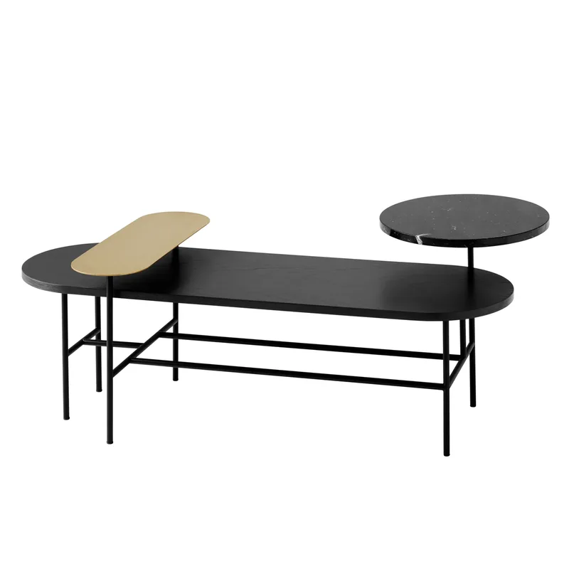 Palette Couchtisch JH7 Schwarz by &Tradition – product photo