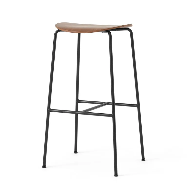 Pavilion AV38 Barhocker 79 cm Black-lacquered walnut by &Tradition – product photo
